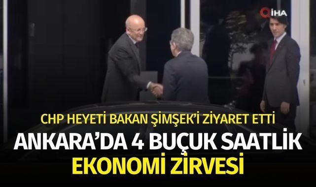 CHP Heyeti Bakan Şimşek'i Ziyaret Etti