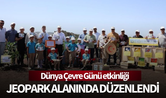 Dünya Çevre Günü etkinliği jeopark alanında düzenlendi