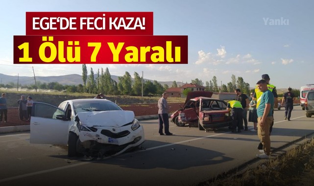 Ege'de feci kaza! 1 ölü 7 yaralı