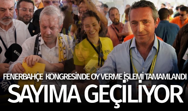 Fenerbahçe'de oy verme işlemi tamamlandı! Oylar sayılacak