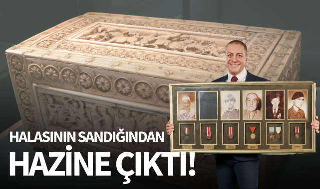 Halasının sandığından hazine çıktı