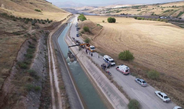 HES kanalına düşen kamyonun sürücüsü hayatını kaybetti