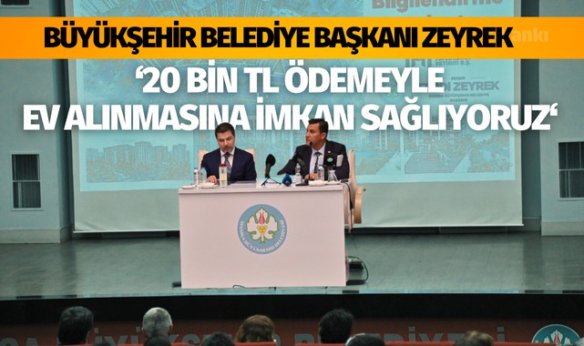 Manisa Büyükşehir Belediyesinden ev sahibi olma imkanı