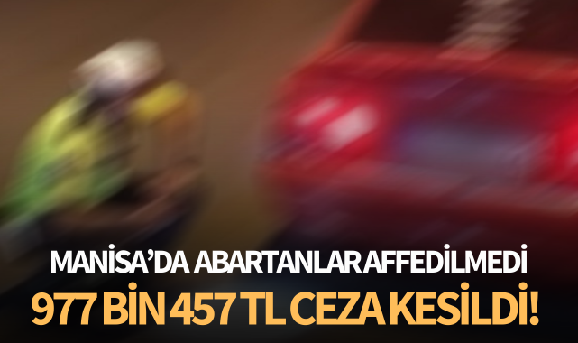 Manisa'da abartı egzoz kullananlara ceza