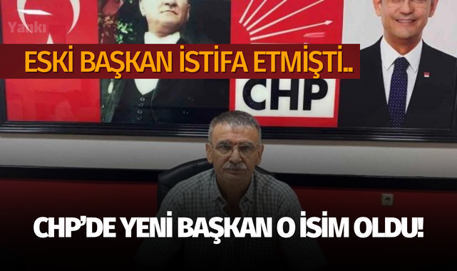 Manisa'da o ilçede CHP Yeni Başkanı o isim oldu