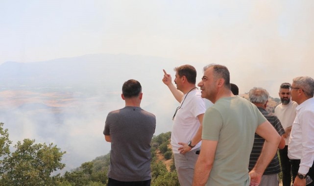 Manisa'daki yangında 5 bin dönümlük alan küle döndü