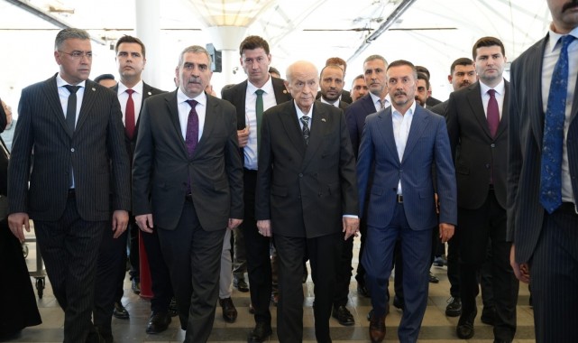 MHP Lideri Bahçeli, Ülkü Ocakları Birliği Genel Başkanlarından Doğan'ın cenaze törenine katıldı