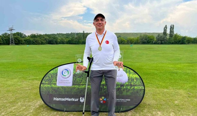 Milli golfçü Mehmet Kazan, Almanya'da şampiyon oldu