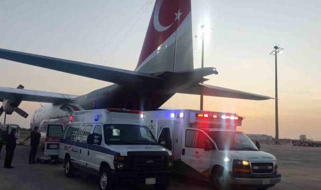 MSB, Suudi Arabistan'dan Ankara'ya hasta nakli için C-130 uçağı görevlendirdi