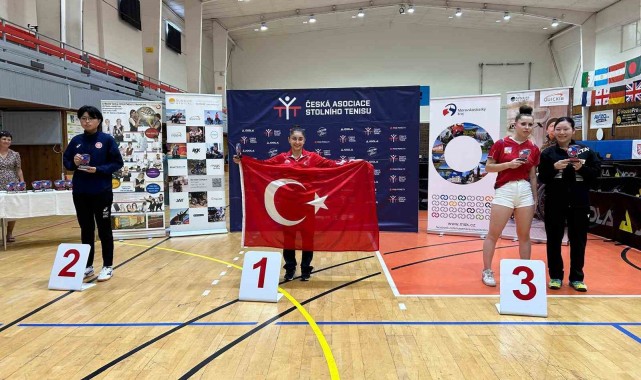 Özel sporcu Ebru Acer'den Altın Madalya!