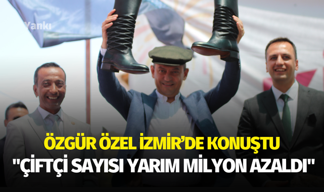 Özgür Özel: "Çiftçi sayısı yarım milyon azaldı"