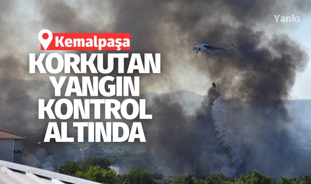 Palet atölyesinde çıkan yangın kontrol altına alındı