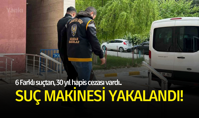 Suç makinesi yakalandı!