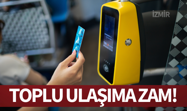 Toplu ulaşım ücretlerine artış yapıldı