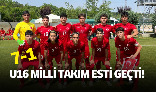 U16 Milli Takım esti geçti!