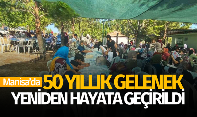 50 yıllık gelenek yeniden hayata geçirildi
