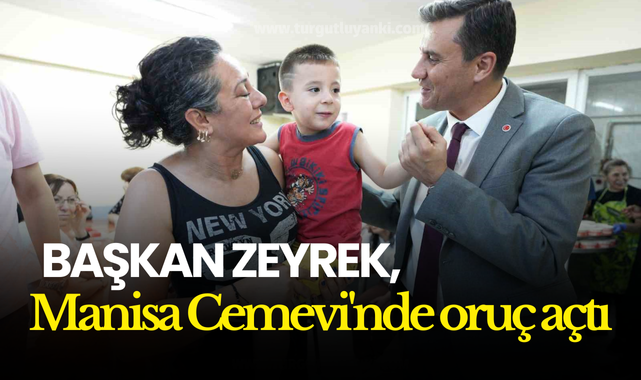 Başkan Zeyrek, Manisa Cemevi'nde oruç açtı