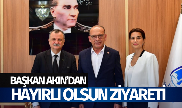 Başkan Akın'dan hayırlı olsun ziyareti
