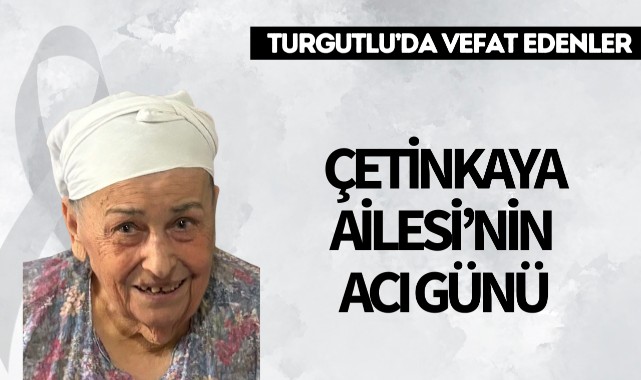 Çetinkaya Ailesi'nin Acı Günü