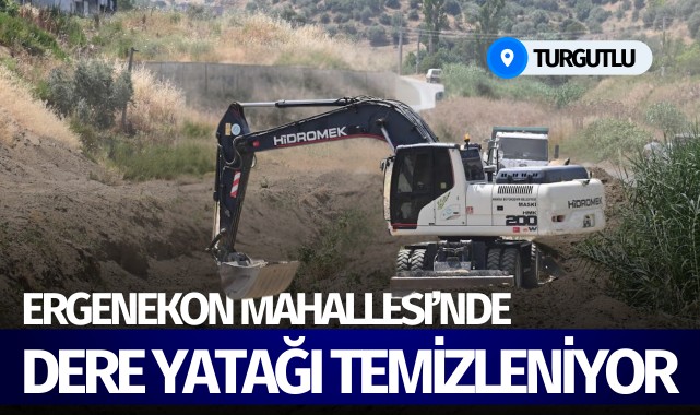 Ergenekon Mahallesinde Dere Yatağı Temizleniyor