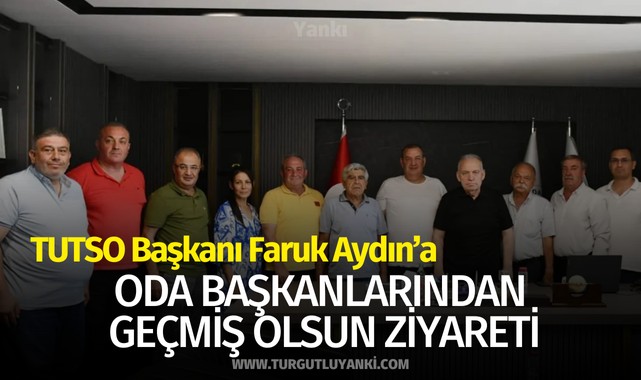 Faruk Aydın'a oda başkanlarından geçmiş olsun ziyareti