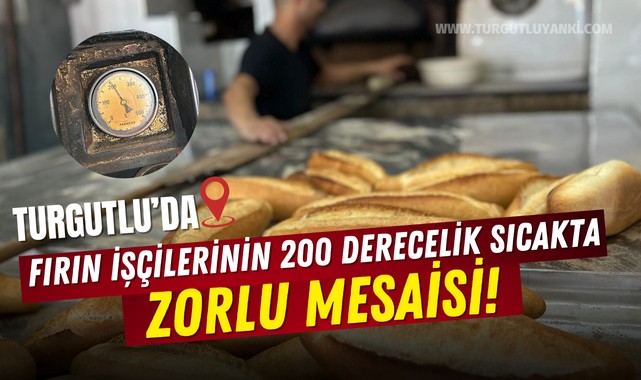 Fırın işçilerinin 200 derecelik sıcakta zorlu mesaisi!