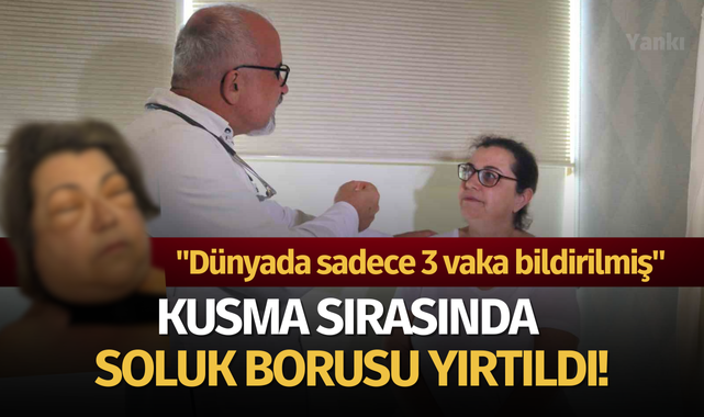 Kusma sırasında soluk borusu yırtıldı!