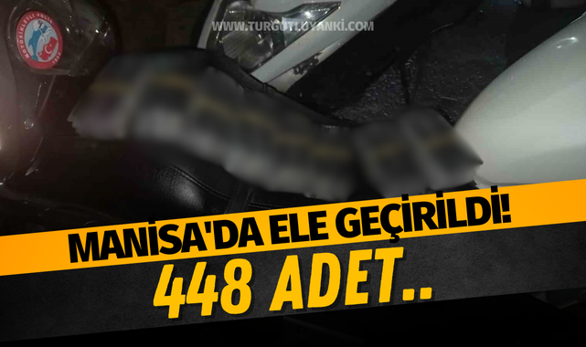 Manisa'da ele geçirildi! 448 adet..