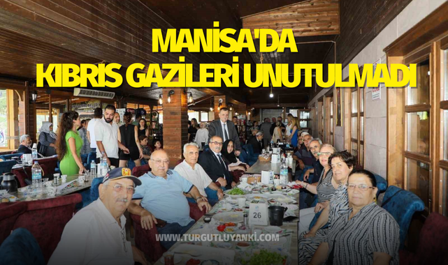 Manisa'da kıbrıs gazileri unutulmadı