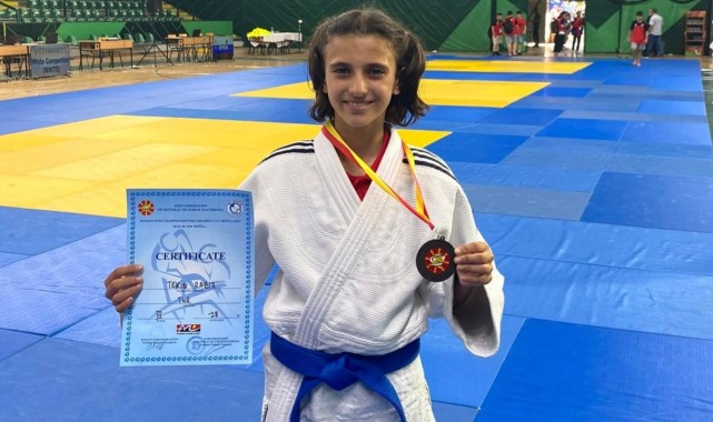 Manisalı judocu Rabia Tekin Balkan 3'üncüsü oldu
