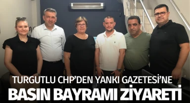 Turgutlu CHP'den Yankı Gazetesi'ne Basın Bayramı ziyareti