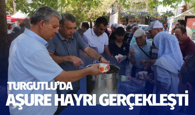 Turgutlu'da aşure hayrı gerçekleşti