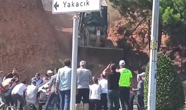 Vatandaşlar, Aydos Ormanı'ndaki yangın için seferber oldu