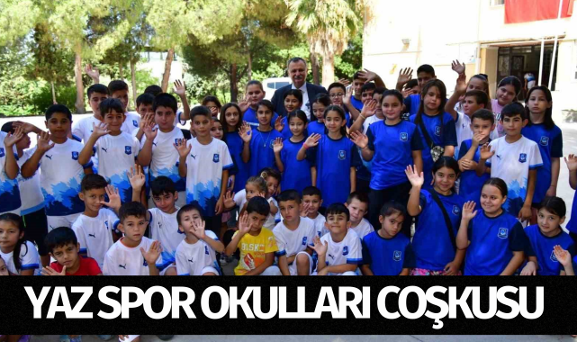 Yaz spor okulu coşkusu başladı