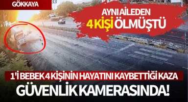 1'i bebek 4 kişinin hayatını kaybettiği kaza kamerada