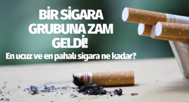 Bir sigara grubuna zam geldi!