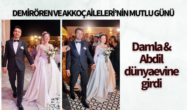 Demirören ve Akkoç Aileleri'nin mutlu günü