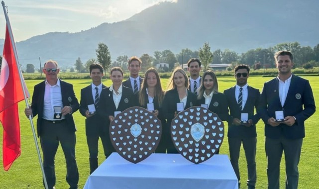 Milli golfçüler Avrupa'da şampiyon oldu