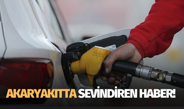 Akaryakıtta sevindiren haber