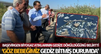 Bekir Başevirgen: 'Göz Bebeğimiz Gediz Bitmiş Durumda'