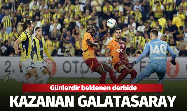Dev derbide kazanan Galatasaray oldu