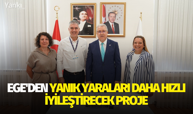 Ege'den yanık yaraları daha hızlı iyileştirecek proje