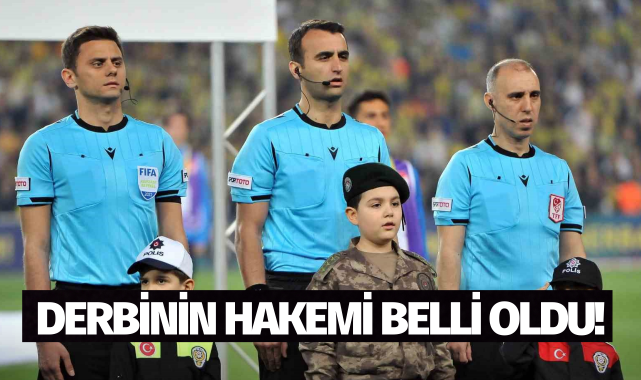 Fenerbahçe-Galatasaray maçının hakemi belli oldu