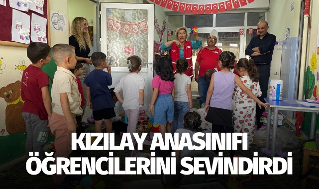 Kızılay anasınıfı öğrencilerini sevindirdi