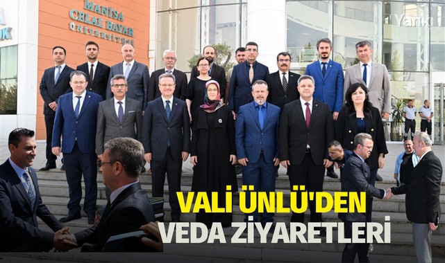 Vali Ünlü'den veda ziyaretleri