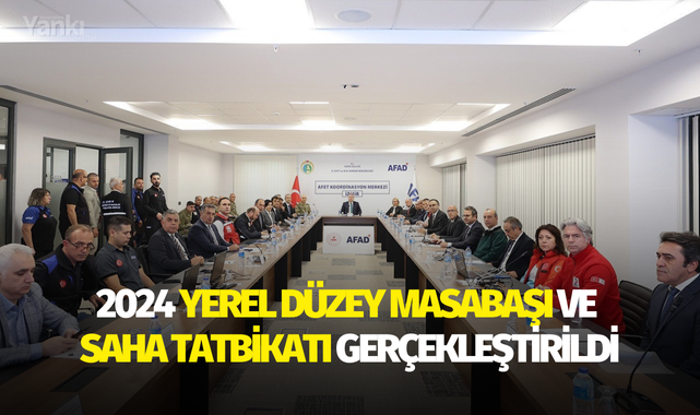 2024 Yerel Düzey Masabaşı ve Saha Tatbikatı gerçekleştirildi