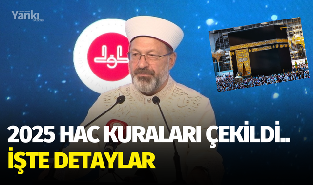 2025 hac kuraları çekildi.. İşte detaylar