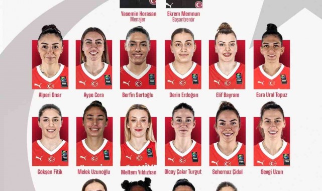 A Milli Kadın Basketbol Takımı'nın aday kadrosu belli oldu