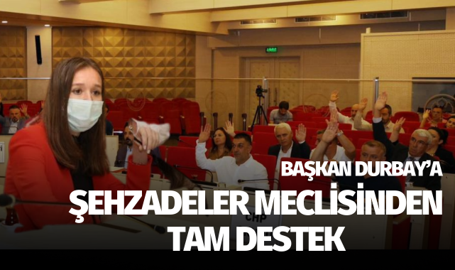 Başkan Durbay'a Şehzadeler Meclisinden tam destek
