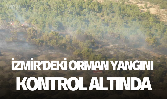 İzmir'deki orman yangını kontrol altında